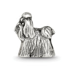 Sterling Silver Reflections Shih Tzu Bead
