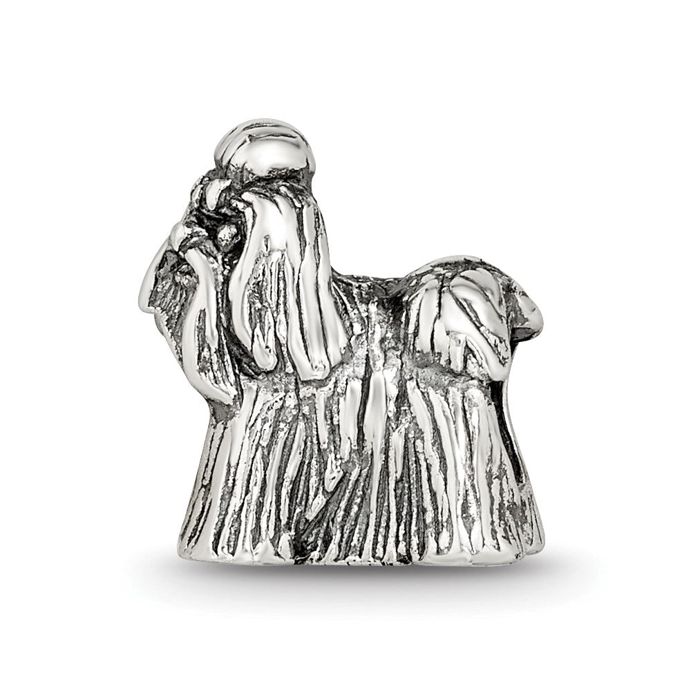 Sterling Silver Reflections Shih Tzu Bead