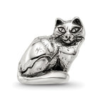 Sterling Silver Reflections Ragdoll Cat Bead