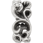 Sterling Silver Reflections Scroll Connector Bead