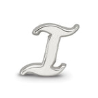 Sterling Silver Reflections Letter I Script Bead