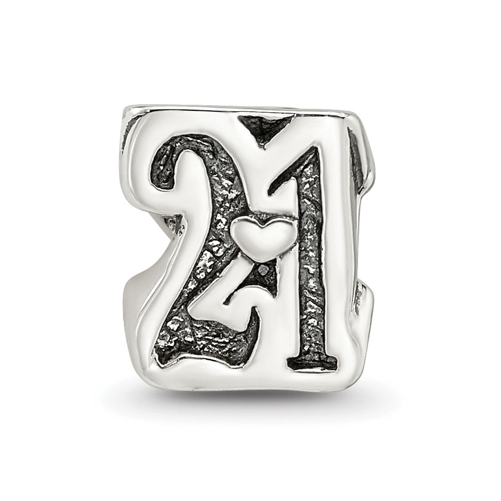 Sterling silver Reflections Sweet 21 Bead