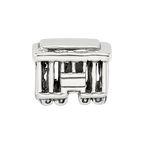 Sterling Silver Reflections Streetcar Bead