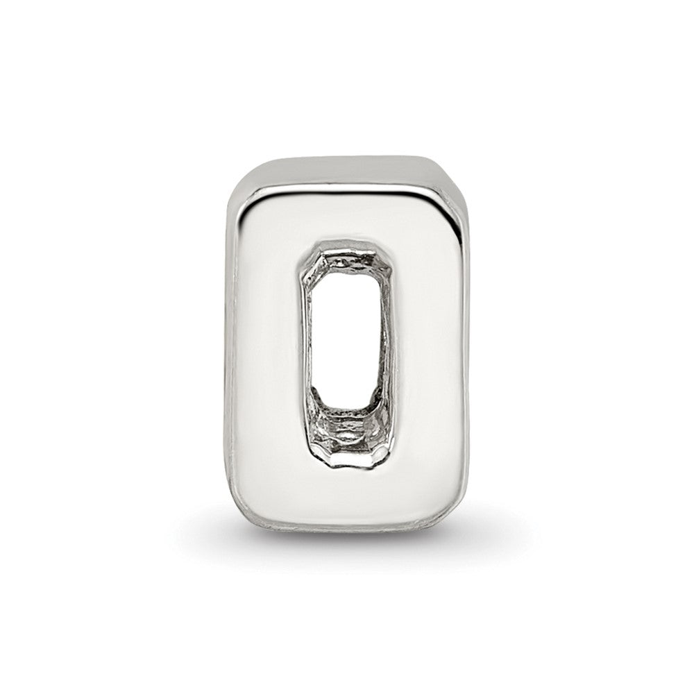 Sterling Silver Reflections Numeral 0 Bead