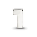 Sterling Silver Reflections Number 1 Bead