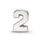 Sterling Silver Reflections Number 2 Bead