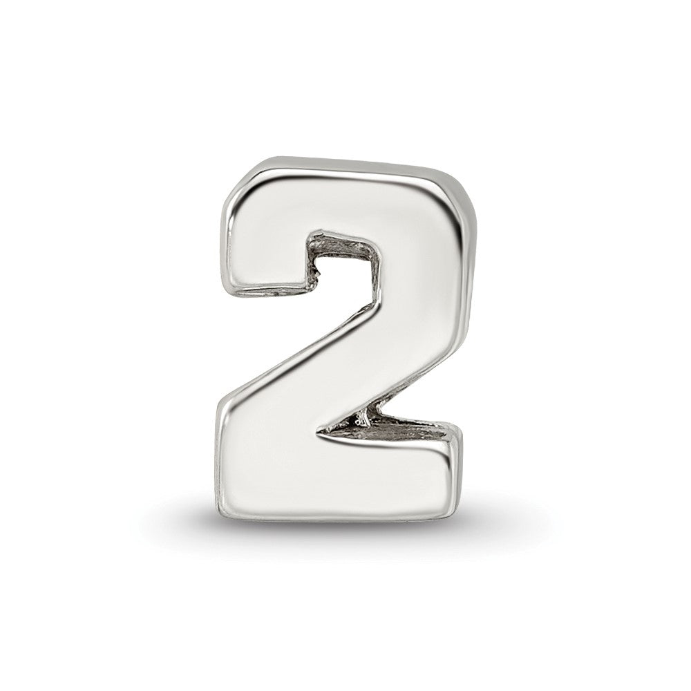 Sterling Silver Reflections Number 2 Bead