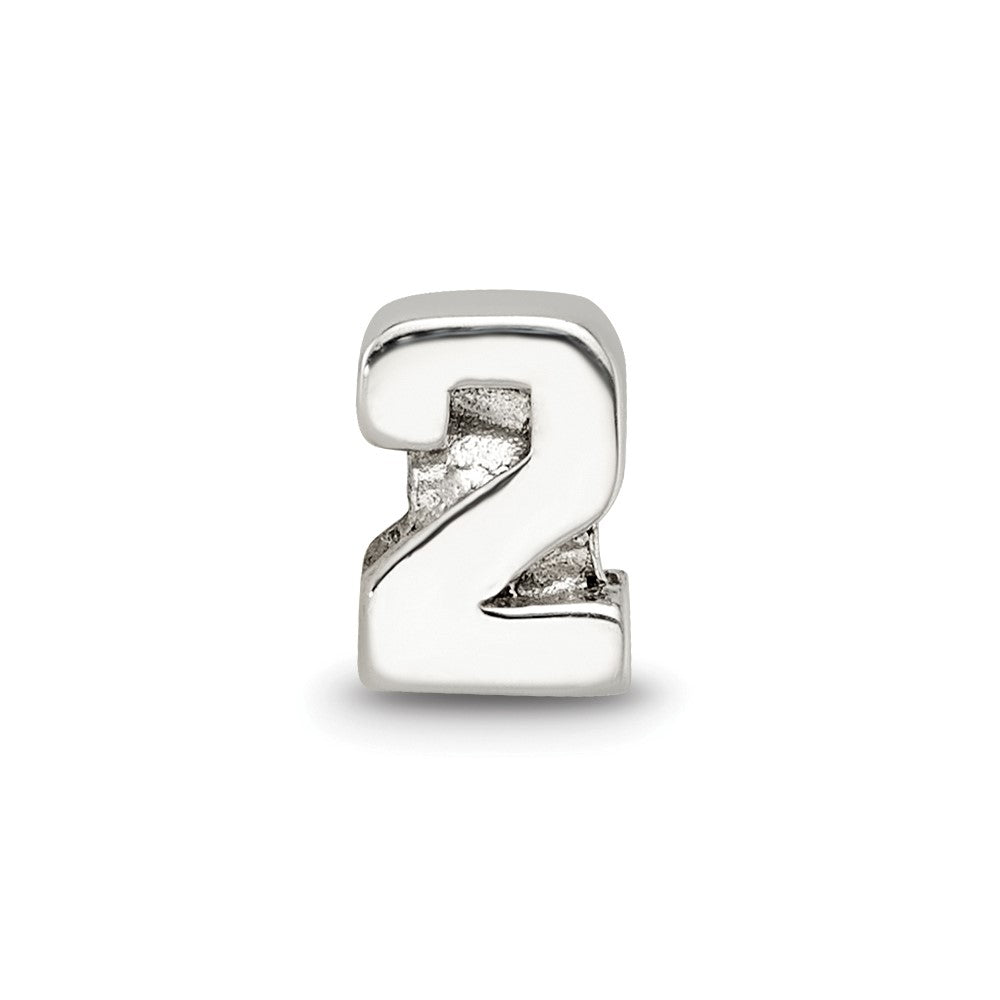 Sterling Silver Reflections Kids Number 2 Bead