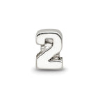 Sterling Silver Reflections Kids Number 2 Bead