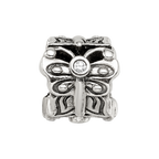 Sterling Silver Reflections Butterfly w/CZ Bali Bead