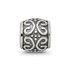 Sterling Silver Reflections Scroll & Dots Bali Bead
