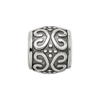 Sterling Silver Reflections Scroll & Dots Bali Bead