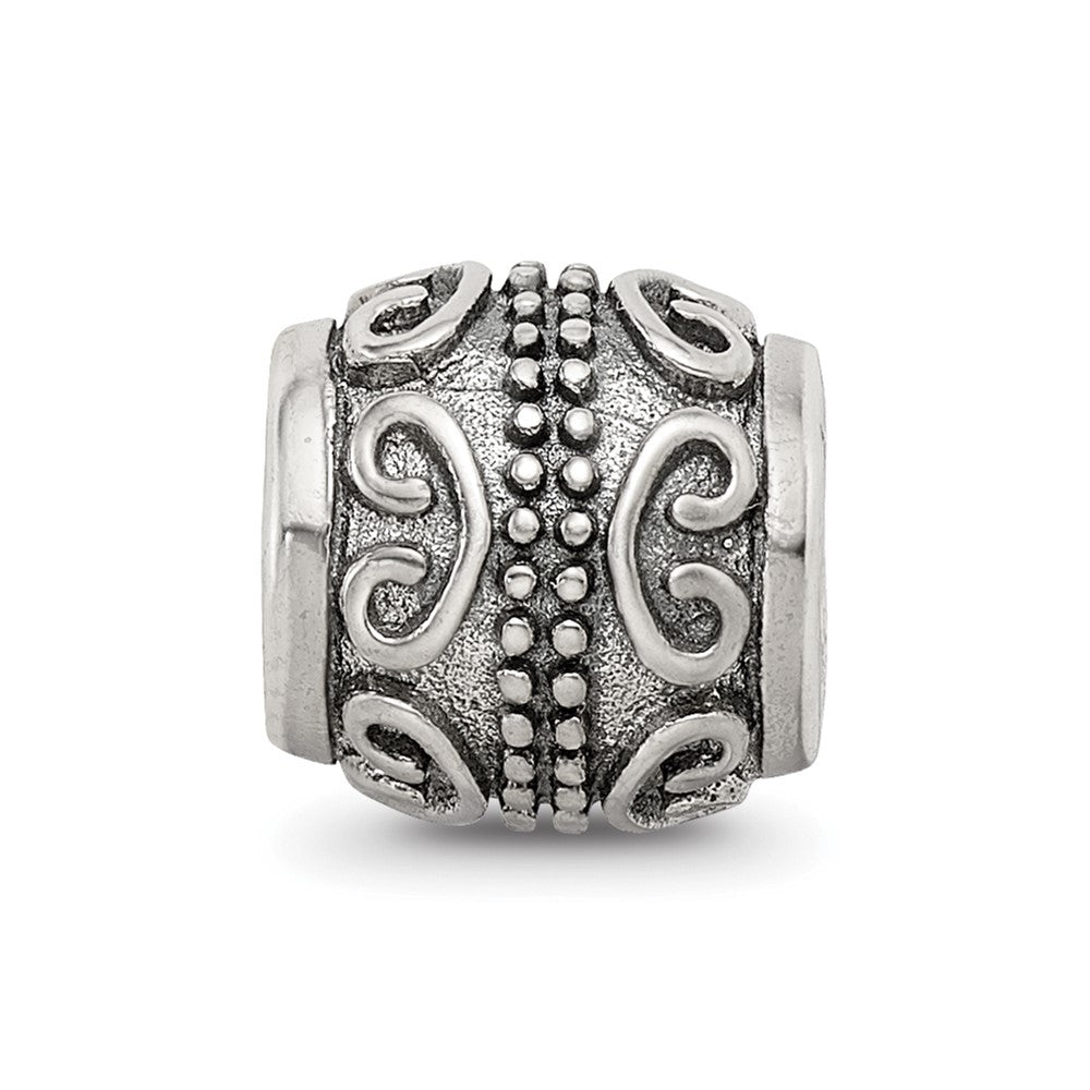 Sterling Silver Reflections Scroll Bali Bead