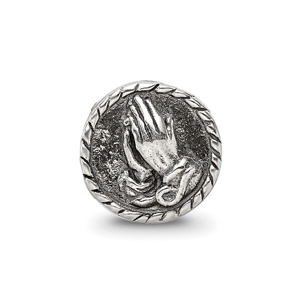 Sterling Silver Reflections Praying Hands Bead