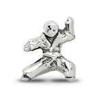 Sterling Silver Reflections Karate Person Bead