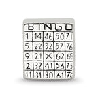 Sterling Silver Reflections Bingo Card Bead