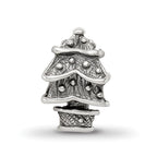 Sterling Silver Reflections Christmas Tree Bead
