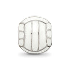 Sterling Silver Reflections Enameled Volleyball Bead