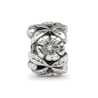 Sterling Silver Reflections Floral Bead