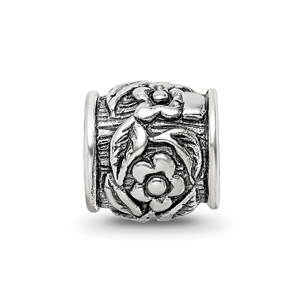 Sterling Silver Reflections Floral Bead