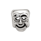 Sterling Silver Reflections Comedy Mask Bead