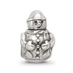 Sterling Silver Reflections Snowman Bead