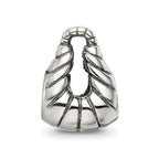 Sterling Silver Reflections Striped Handbag Bead