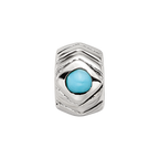 Sterling Silver Reflections Turquoise Bead