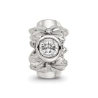 Sterling Silver Reflections CZ Bead