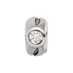 Sterling Silver Reflections CZ Bead