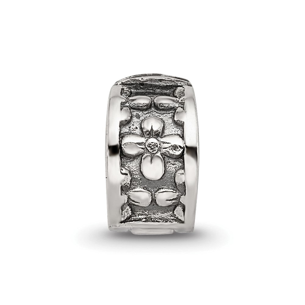 Sterling Silver Reflections Kids Floral Clip Bead